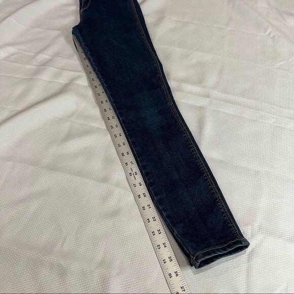 Zara Dark Wash High Rise‎ Waist Skinny Jeans - Picture 7 of 8